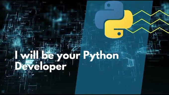be your python developer for scripts and scraping