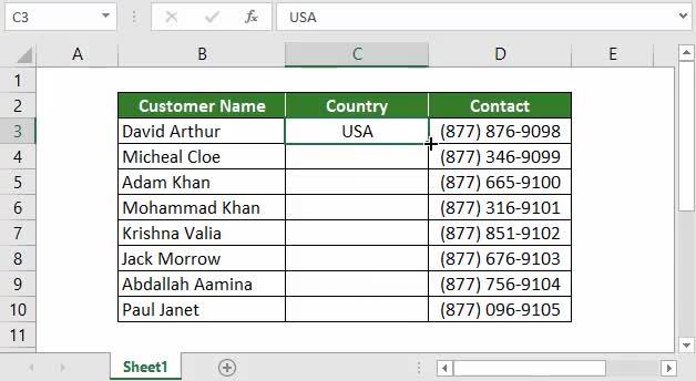clean, enter, format, analyze, split excel data