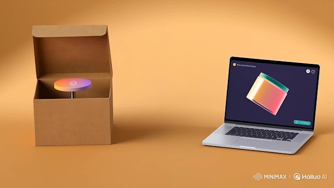 design custom amazon box product packing cgi animation 3d product animation