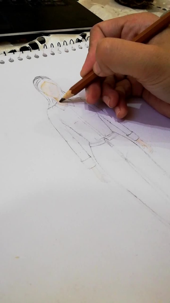 draw a fashion illustration or sketch
