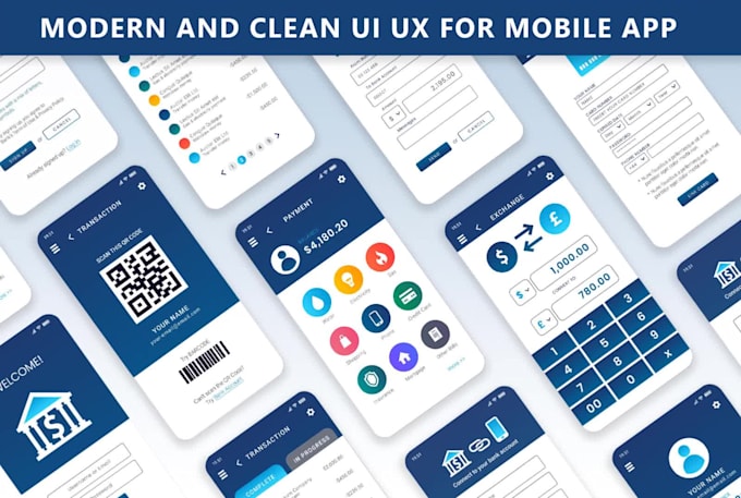 Design modern and clean ui ux for mobile app by Osaamatarik | Fiverr