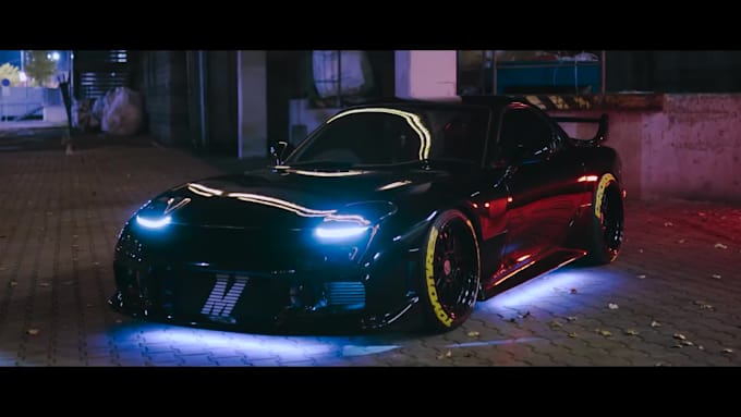 do a car video edit, with your music