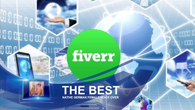 do a professional native german female voice over production