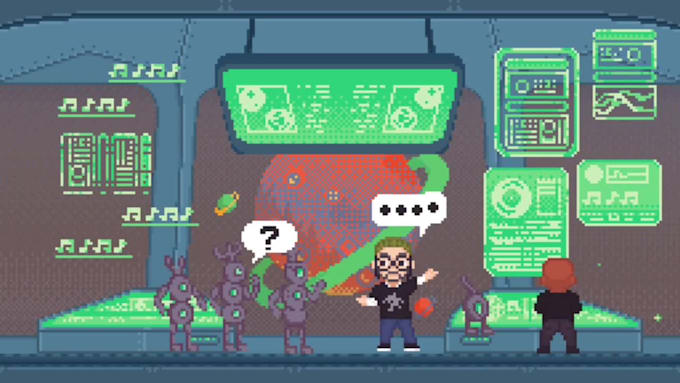 animate your music in a unique pixel art video style