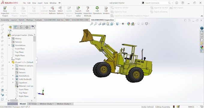 Create 3d models and 2d drawings in solidworks and autocad by ...