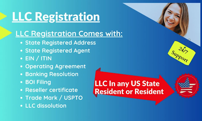 do llc registration, ein, itin, boi, US llc for residents and non residents