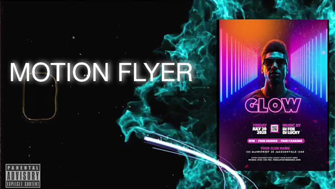 do awesome animated motion graphic design like party, event or any social media