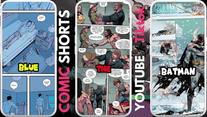 create unique monetizable comic style short video