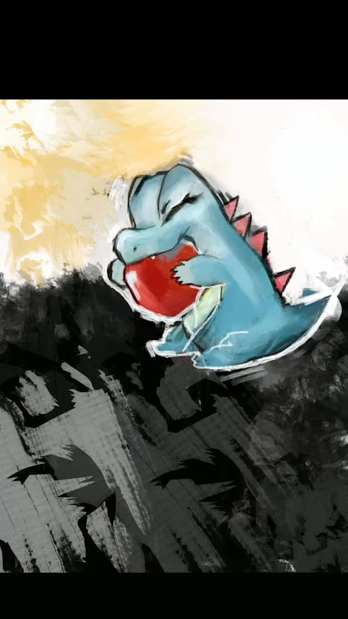 Anime manga, illustrator, digital art, glitch art by Petrucciani | Fiverr