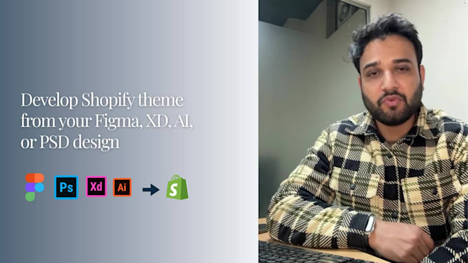 develop custom shopify store from figma, xd, ai, or PSD design