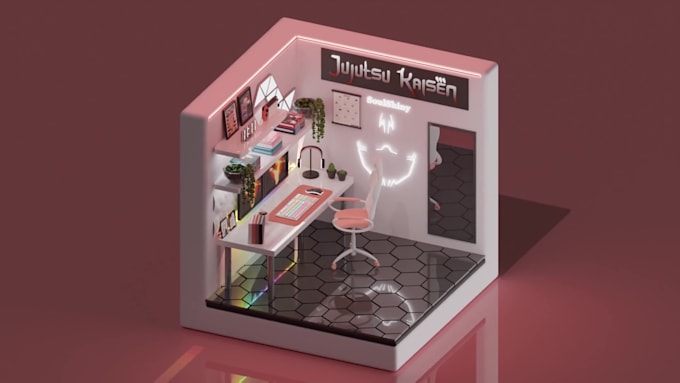 design cozy room animations