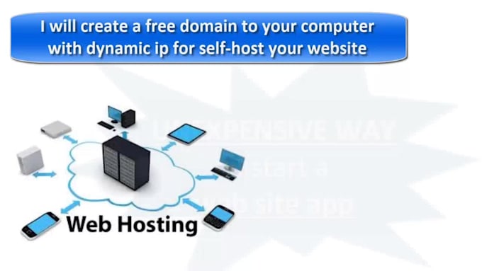create a free domain with dynamic ip