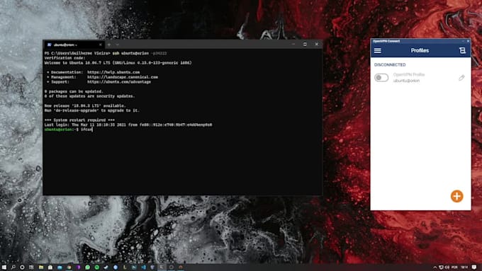 install and configure openvpn server