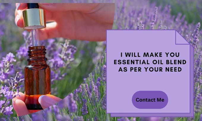 create a customized aromatherapy blend for you