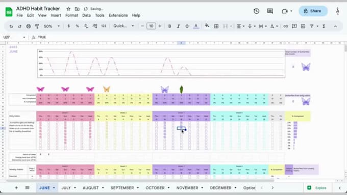 Design notion template for adhd habit productivity task tracker in ...
