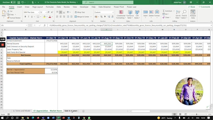 construct excel financial model, forecasts, budget