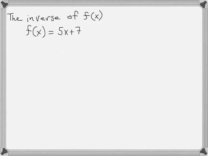create a quick explainer video to solve a math problem