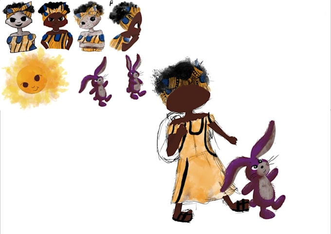illustrate a childrens story book