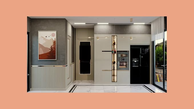 Do amazing kitchen design with photorealistic renders by Tarhanarc | Fiverr