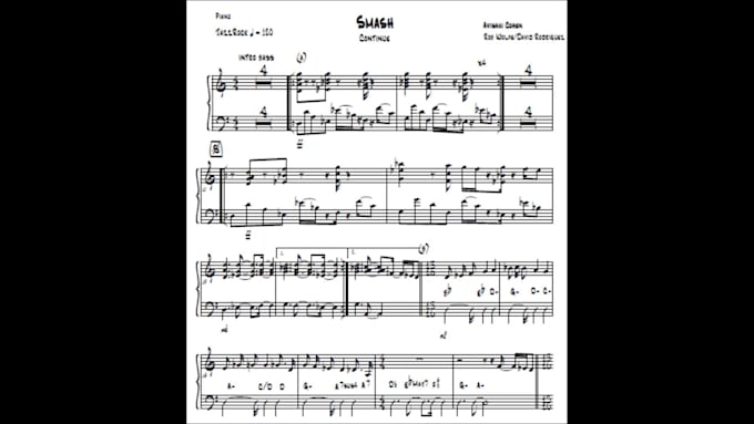 pro piano reductions, lead sheets, vocal scores