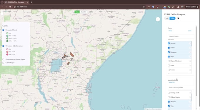Create interactive maps on leaflet and also gis, rs analysis by ...