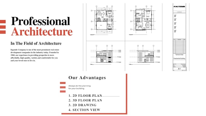 make architectural and construction drawings in autocad