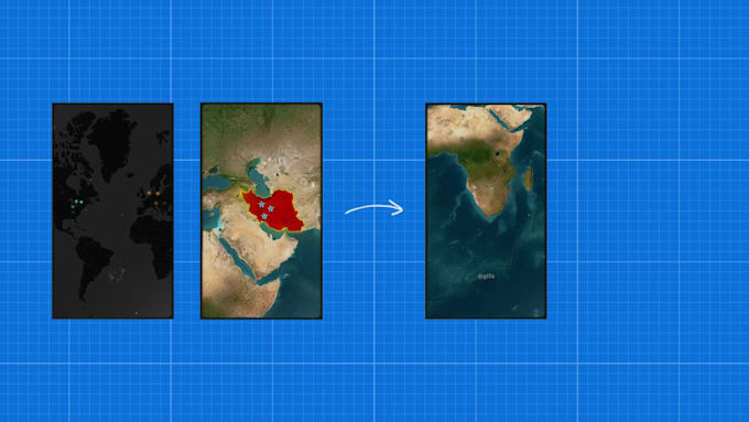 make trending tiktoks using geolayer3 map animation