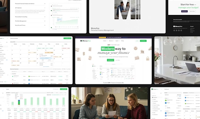 provide a figma UI kit from finance platform UX UI case study