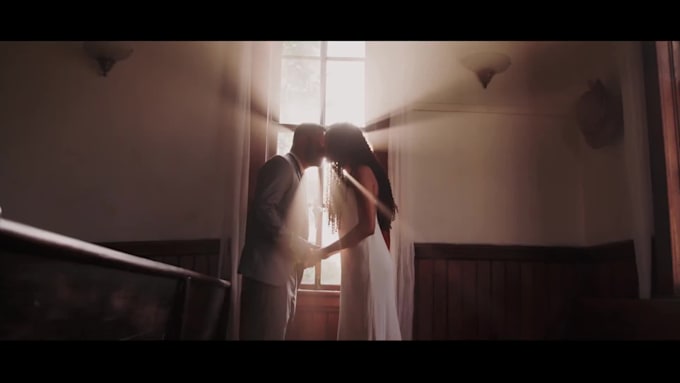 create a cinematic wedding highlight film