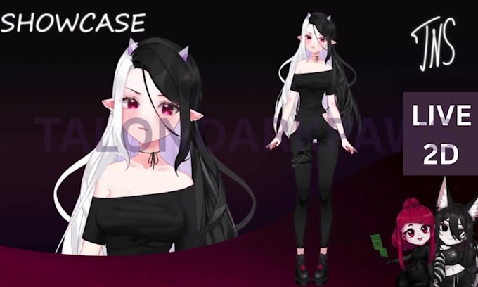 Design Rig And Animate High Quality Live2d Vtuber Model For Streaming