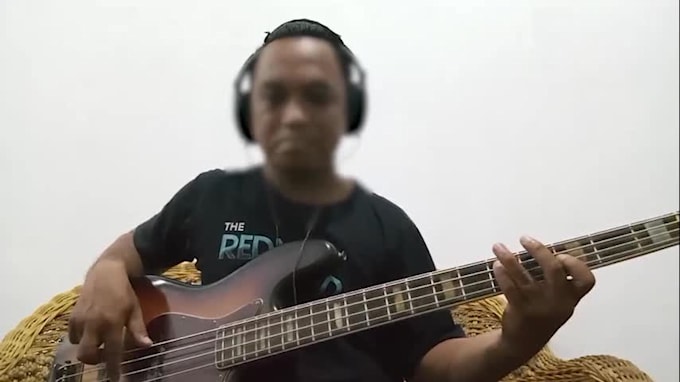 record a solid and groovy bass line for you within 24 hours