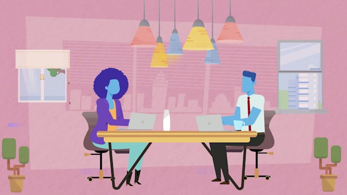 create a powtoon 2d animated cartoon explainer video