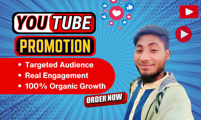 get real views engagement subscribers youtube promotion