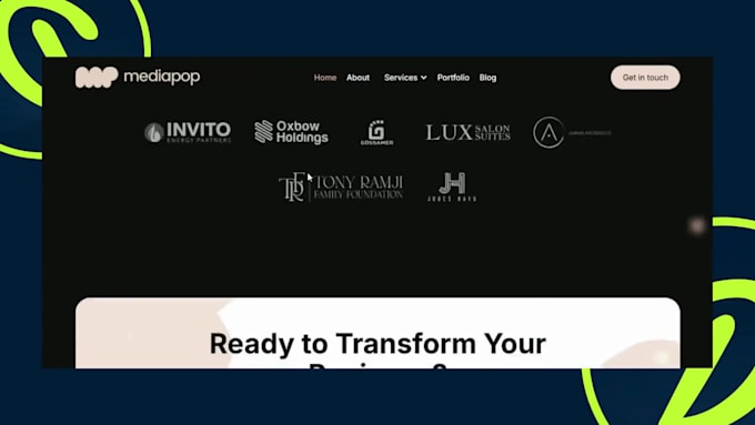 create a custom webflow website for your business