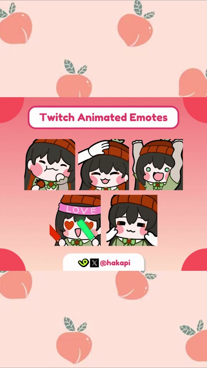 draw twitch or youtube animated emotes