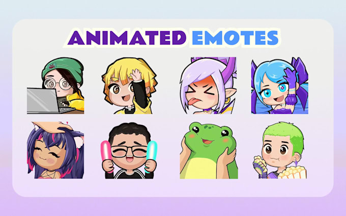 animate emotes stickers for your channel