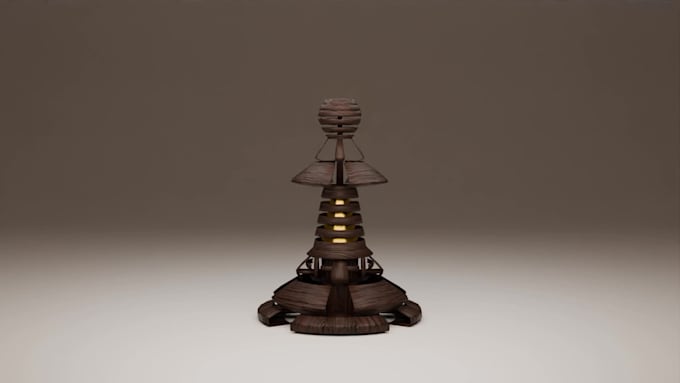 create a 3d model of an object or structure