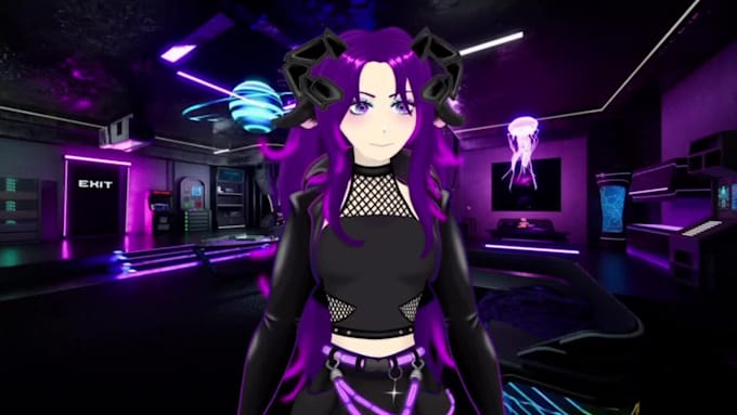 3d streaming background 3d anime vtuber model 3d environment for game and stream