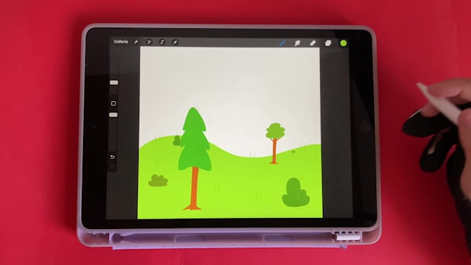 make a video for procreate brush packs