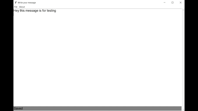 do python programming and develop a desktop application