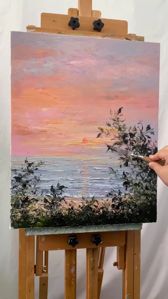 create a painting tutorial video for your youtube channel