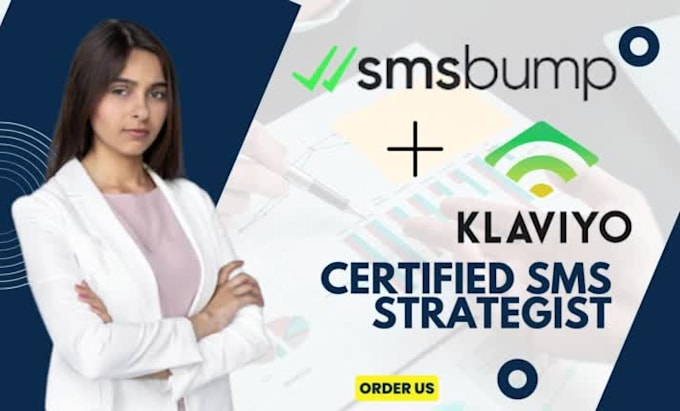 setup klaviyo or smsbump sms marketing flow and campaign
