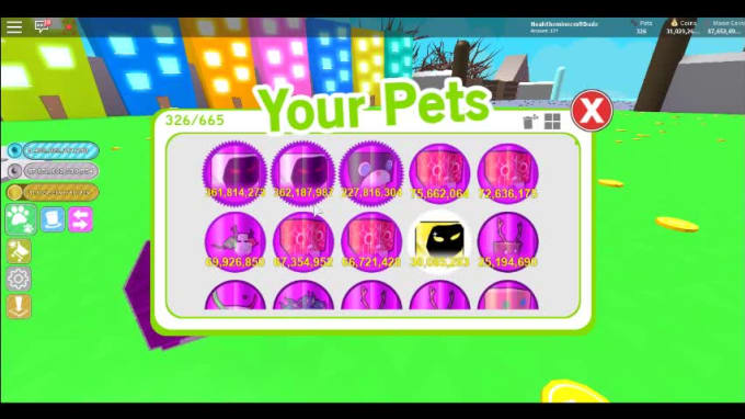 Sell Pets In Roblox Pet Simulator By Proplayingpanda - developer events pet simulator roblox