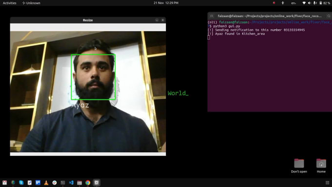 Do face recognition and object detection tracking python by Deepvisionx ...