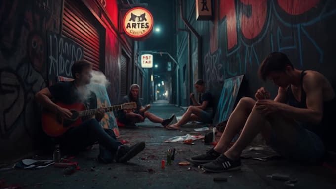 create unique ai generated music videos and adds