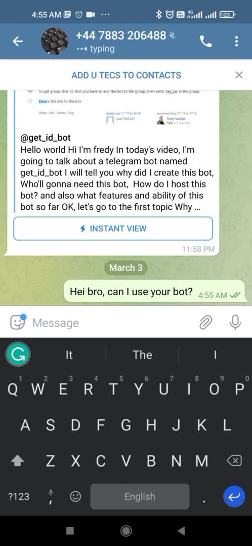 Create A Custom Telegram Bot For Your Needs By Fredykardian Fiverr Create A Custom Telegram Bot For Your Needs By Fredykardian Fiverr