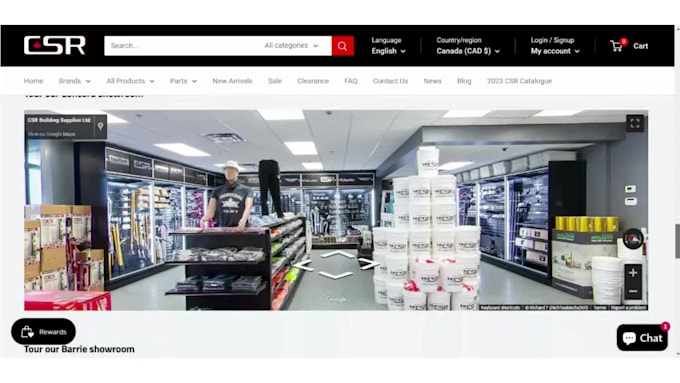 design building material shopify real estate store property contractor website