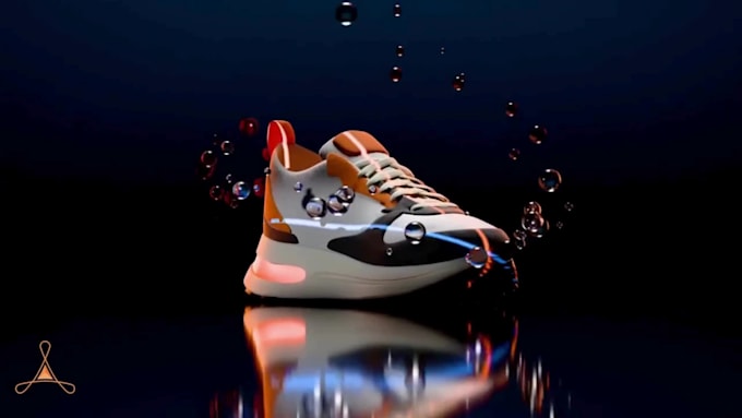 create realistic 3d footwear design , 3d shoe rendering with 3d cgi animation