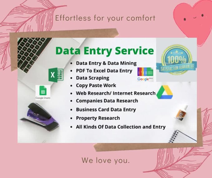 entry data skillfully and accurately