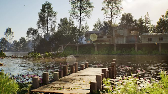 create a realistic landscape environment in unreal engine 5